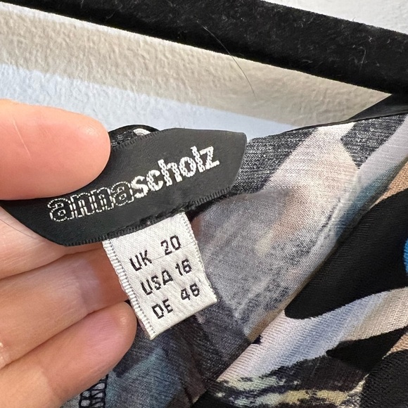 Anna Scholz dress 70’s style maxi stretch Dress 07. - Picture 4 of 16